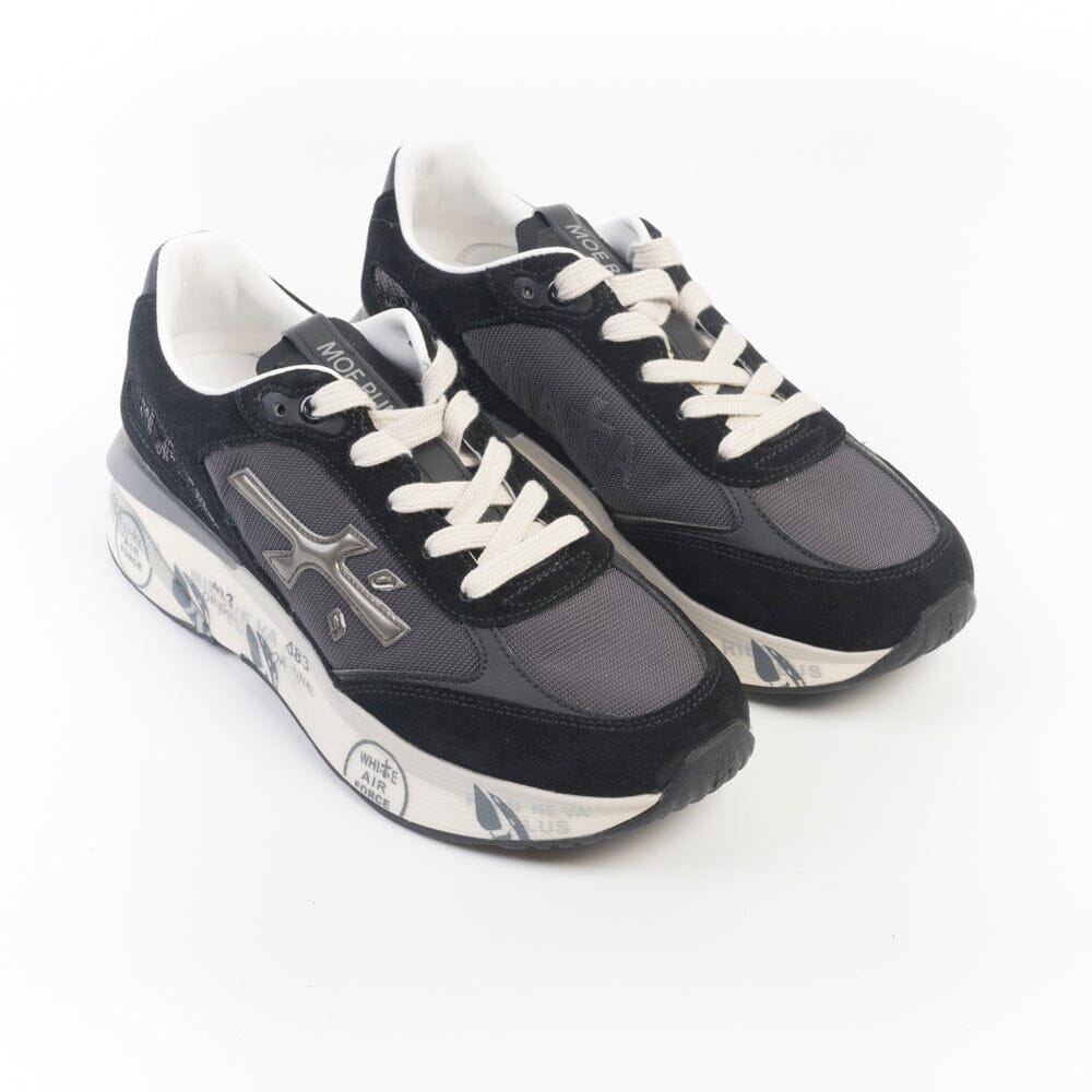 PREMIATA - Sneakers - MOERUN - 8304 - Nero Piombo Scarpe Donna Premiata