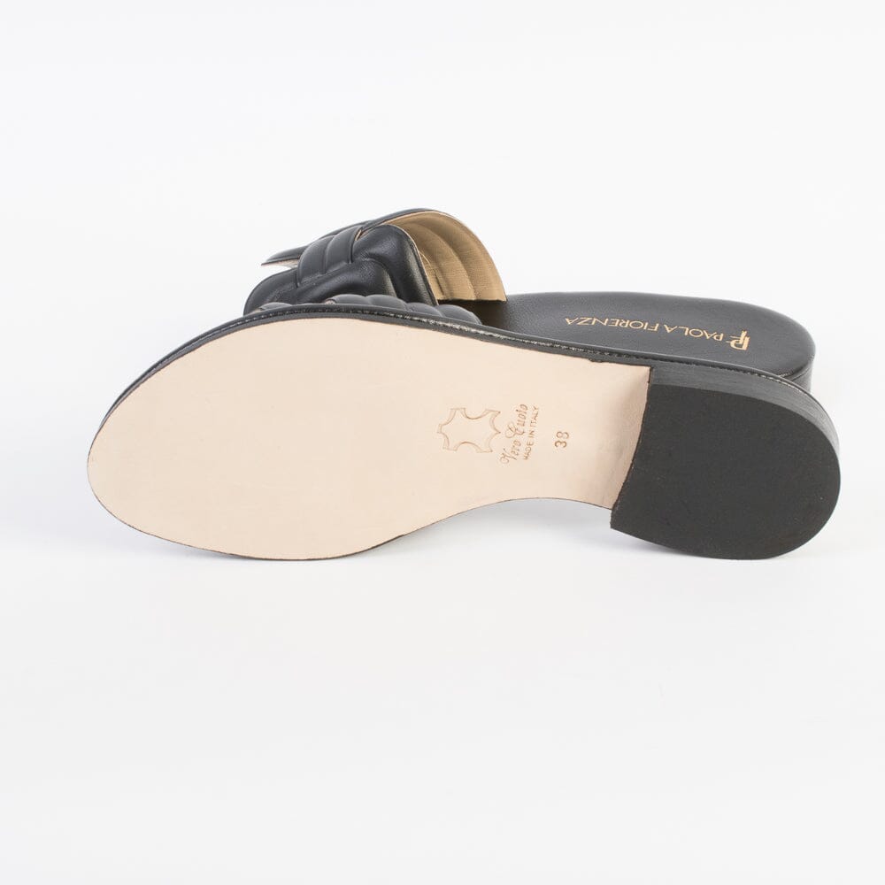 PAOLA FIORENZA - Sandali Bassi - Mules - SS2456 - Nero Scarpe Donna PAOLA FIORENZA