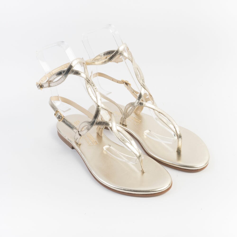 PAOLA FIORENZA - Sandali bassi infradito - SS2503 - Platino Scarpe Donna PAOLA FIORENZA