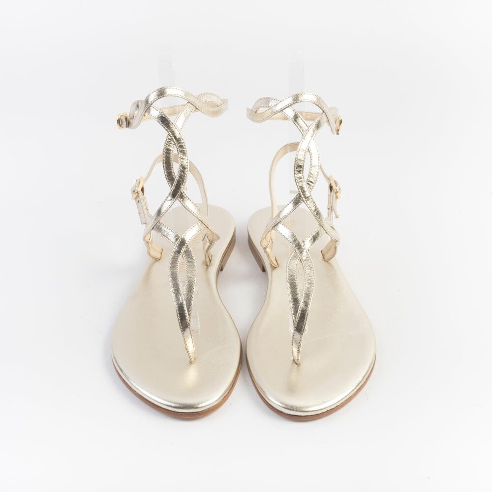 PAOLA FIORENZA - Sandali bassi infradito - SS2503 - Platino Scarpe Donna PAOLA FIORENZA