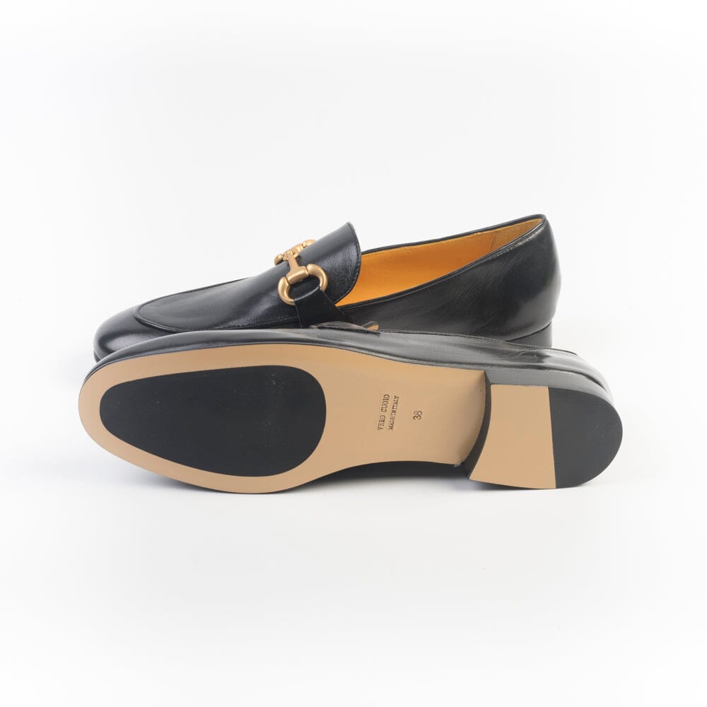 MARA BINI Venezia - Mocassino - Z500 - Pelle Nero (cuoio) Scarpe Donna MARA BINI VENEZIA