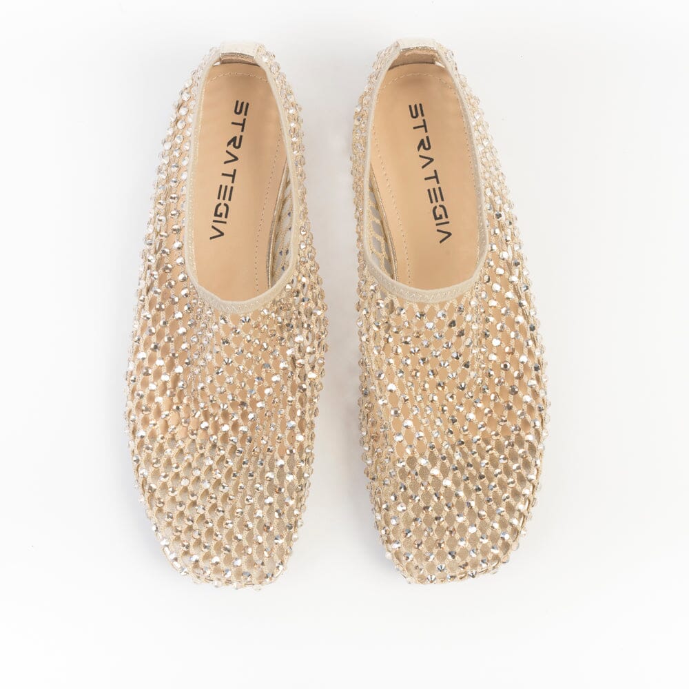 STRATEGIA - Ballerina Bijoux - R11 Beige Scarpe Donna Strategia