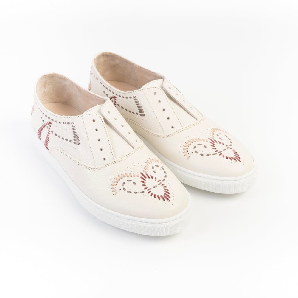 FRATELLI ROSSETTI - Sneakers Tango - 75255 - Ricamo Latte Scarpe Donna Fratelli Rossetti - Collezione Donna