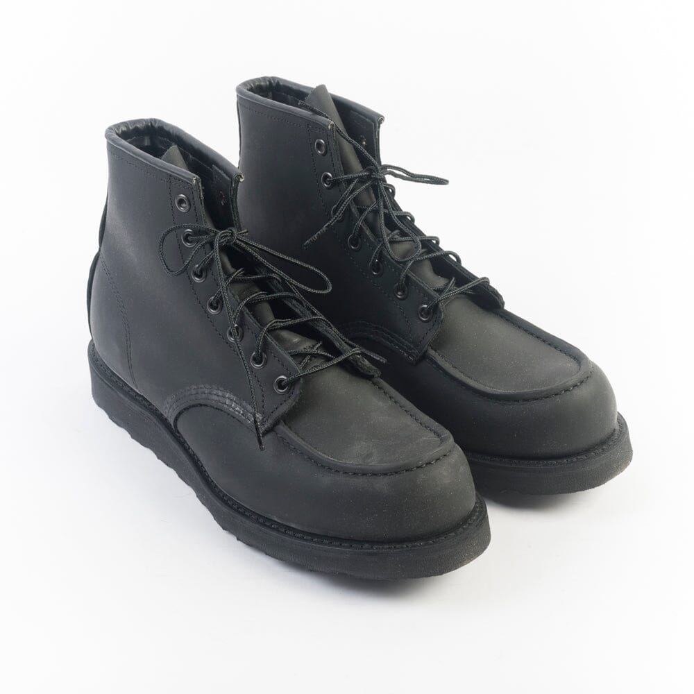 RED WING SHOES - Polacco Moc Toe 8074- Black harness Scarpe Uomo Red Wing Shoes