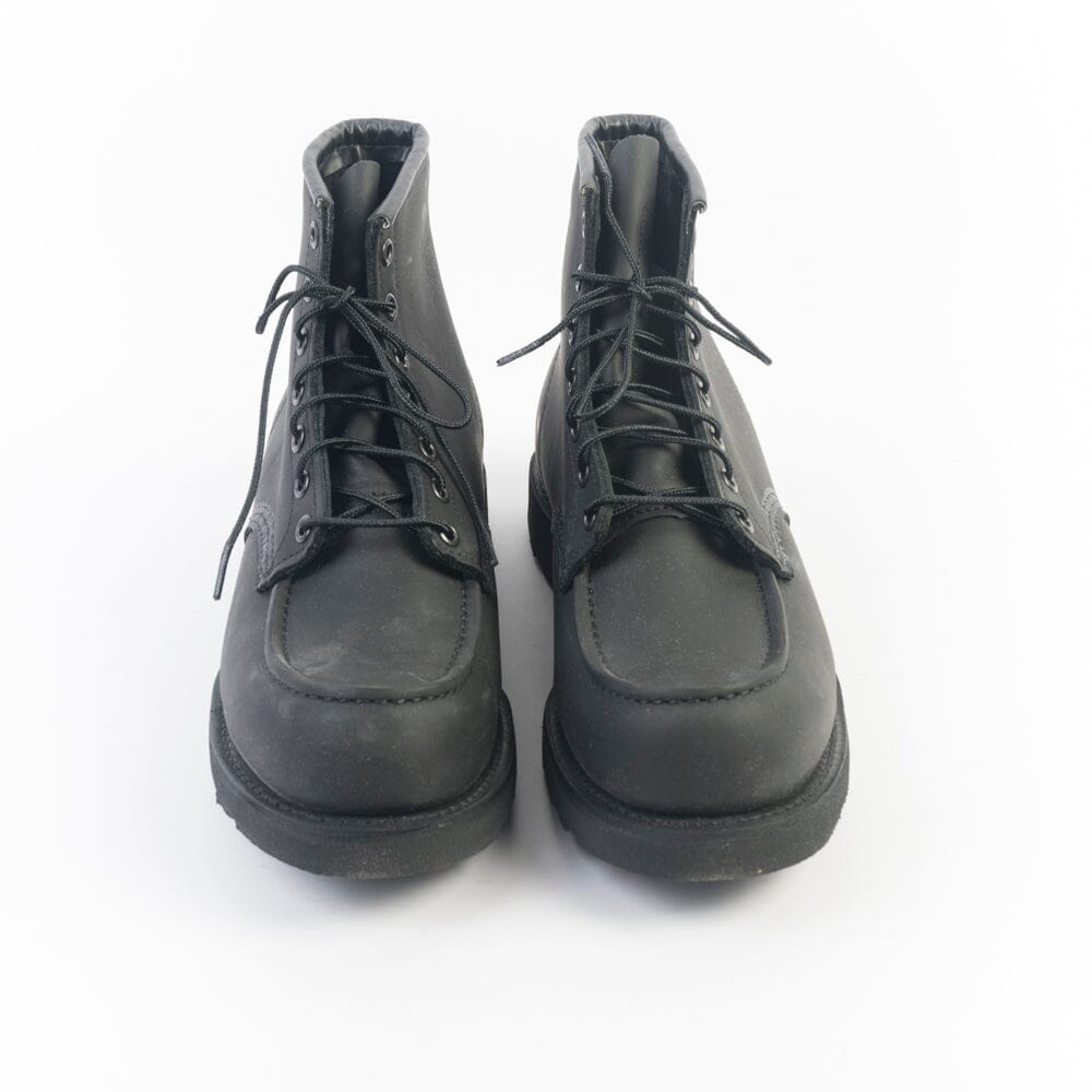 RED WING SHOES - Polacco Moc Toe 8074- Black harness Scarpe Uomo Red Wing Shoes