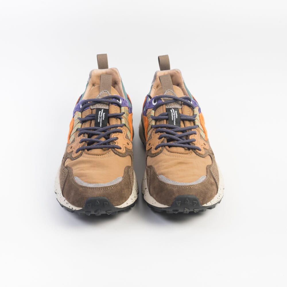 FLOWER MOUNTAIN - Sneakers Yamano 3- 2D98 - Taupe Beige Scarpe Uomo FLOWER MOUNTAIN