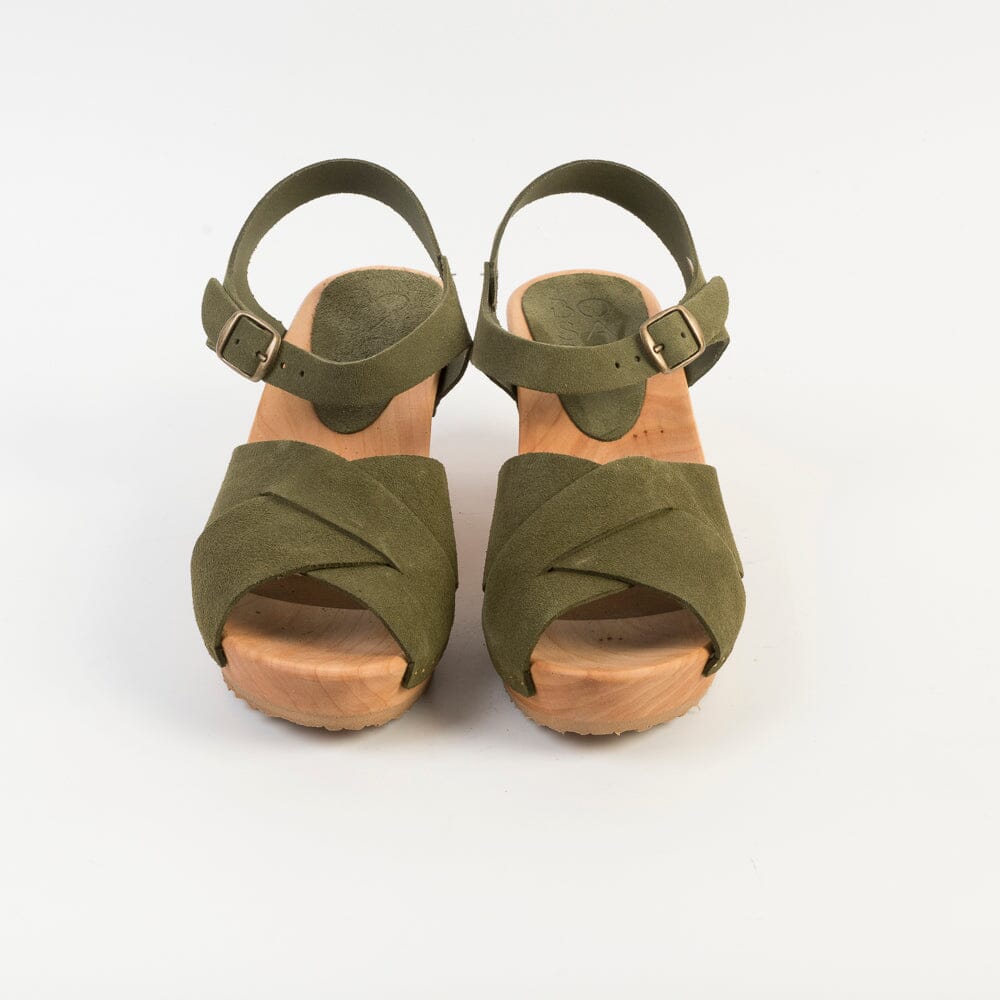 BOSABO - Sandali con Tacco- 457 - Kaki Scarpe Donna BOSABO