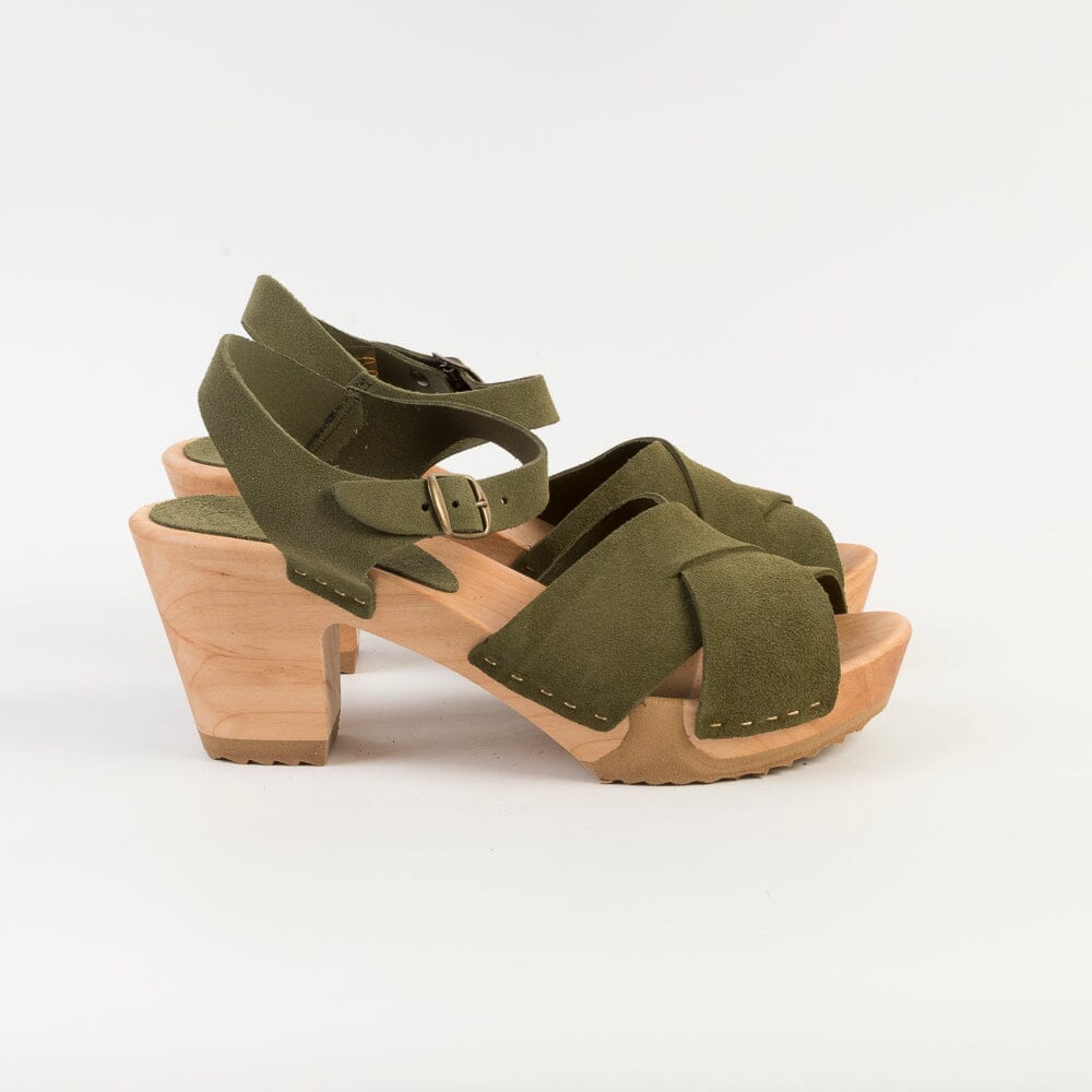 BOSABO - Sandali con Tacco- 457 - Kaki Scarpe Donna BOSABO