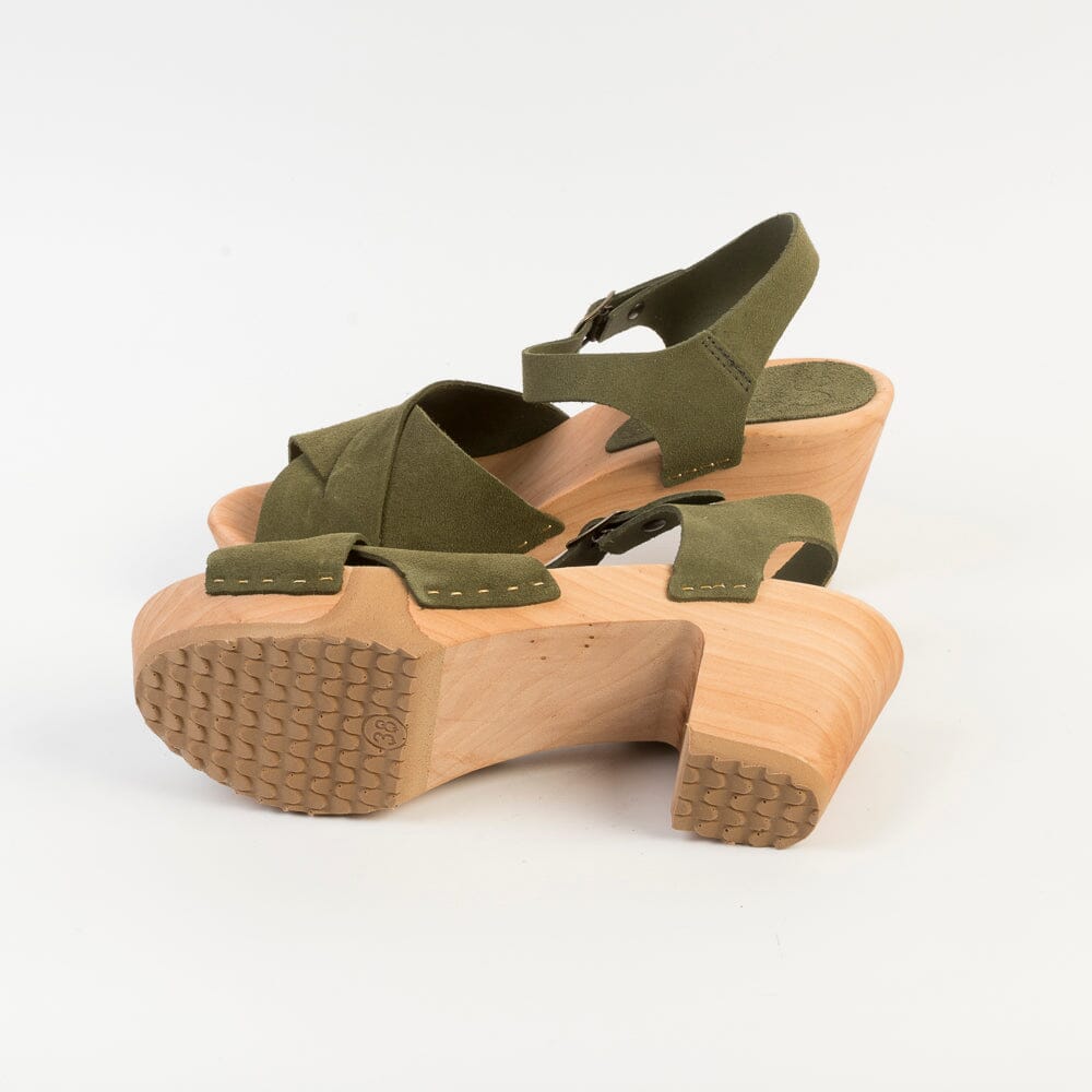 BOSABO - Sandali con Tacco- 457 - Kaki Scarpe Donna BOSABO