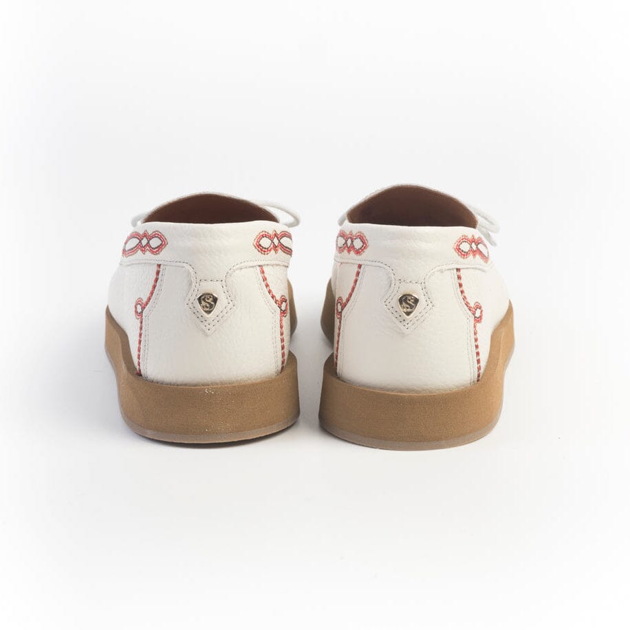 SOCQUE Paris - Mocassini - Totem - Cuir Crema Scarpe Donna SOCQUE Paris
