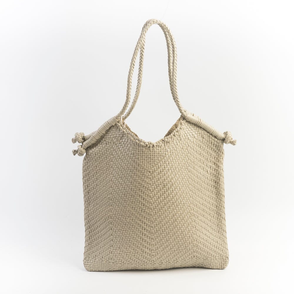 DRAGON - Borsa a spalla - Minga Tote 8149 - Bianco Perla DRAGON