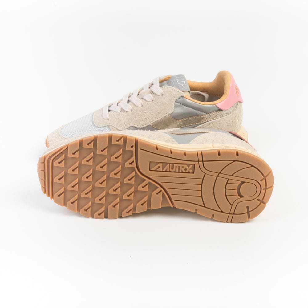 AUTRY - WWLW RL06 - Sneakers REELWIND - Grigio Rosa Scarpe Donna AUTRY - Collezione donna