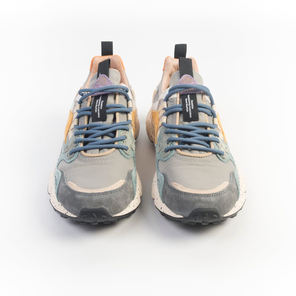 FLOWER MOUNTAIN - Sneakers Yamano3 4D39 - Grigio petrolio zucca Scarpe Donna FLOWER MOUNTAIN