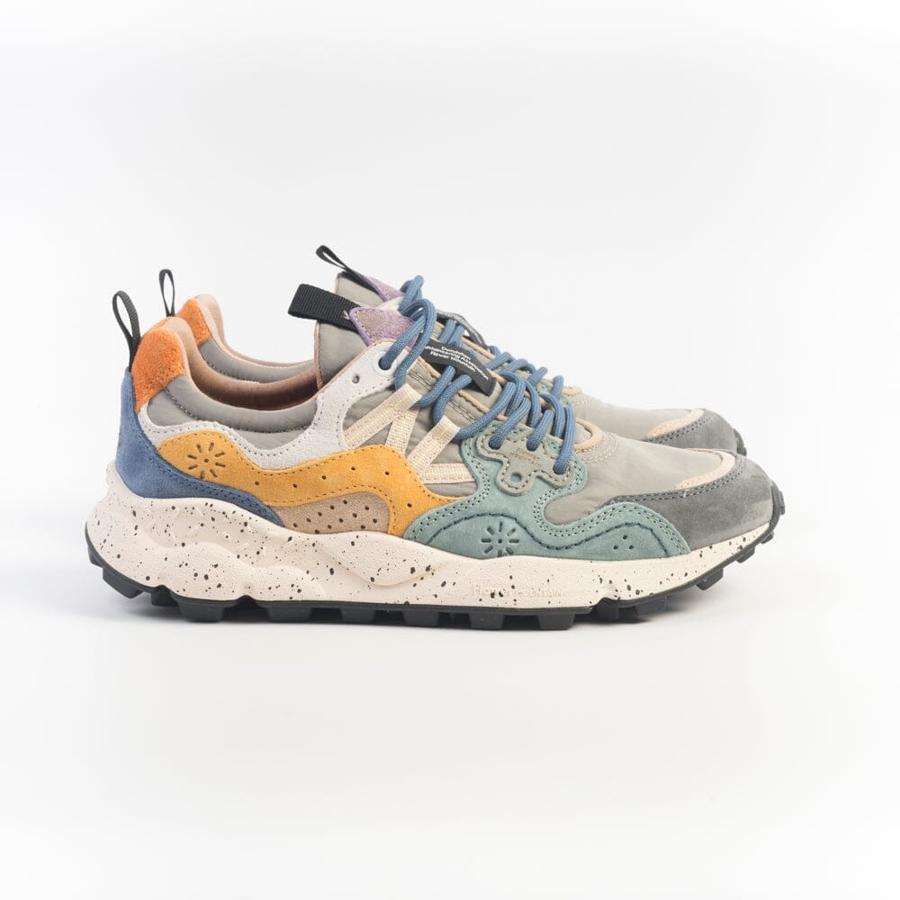 FLOWER MOUNTAIN - Sneakers Yamano3 4D39 - Grigio petrolio zucca Scarpe Donna FLOWER MOUNTAIN
