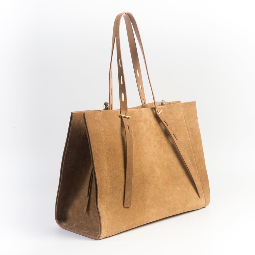 MINOBOSSI - Borsa a spalla - Paula - Camoscio Cuoio Borse MINOBOSSI
