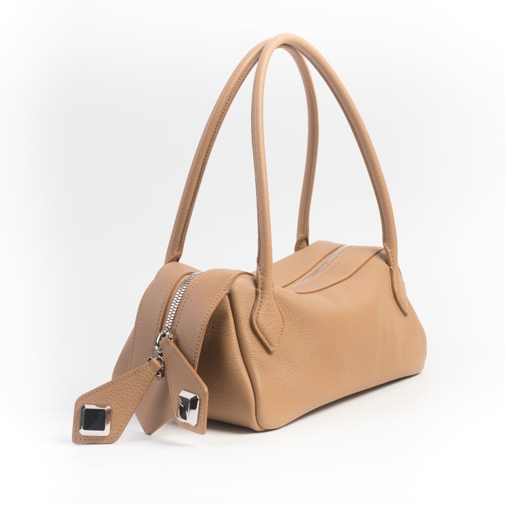 MINOBOSSI - Borsa a spalla - Anna - Pelle martellata Rose Gold Borse MINOBOSSI