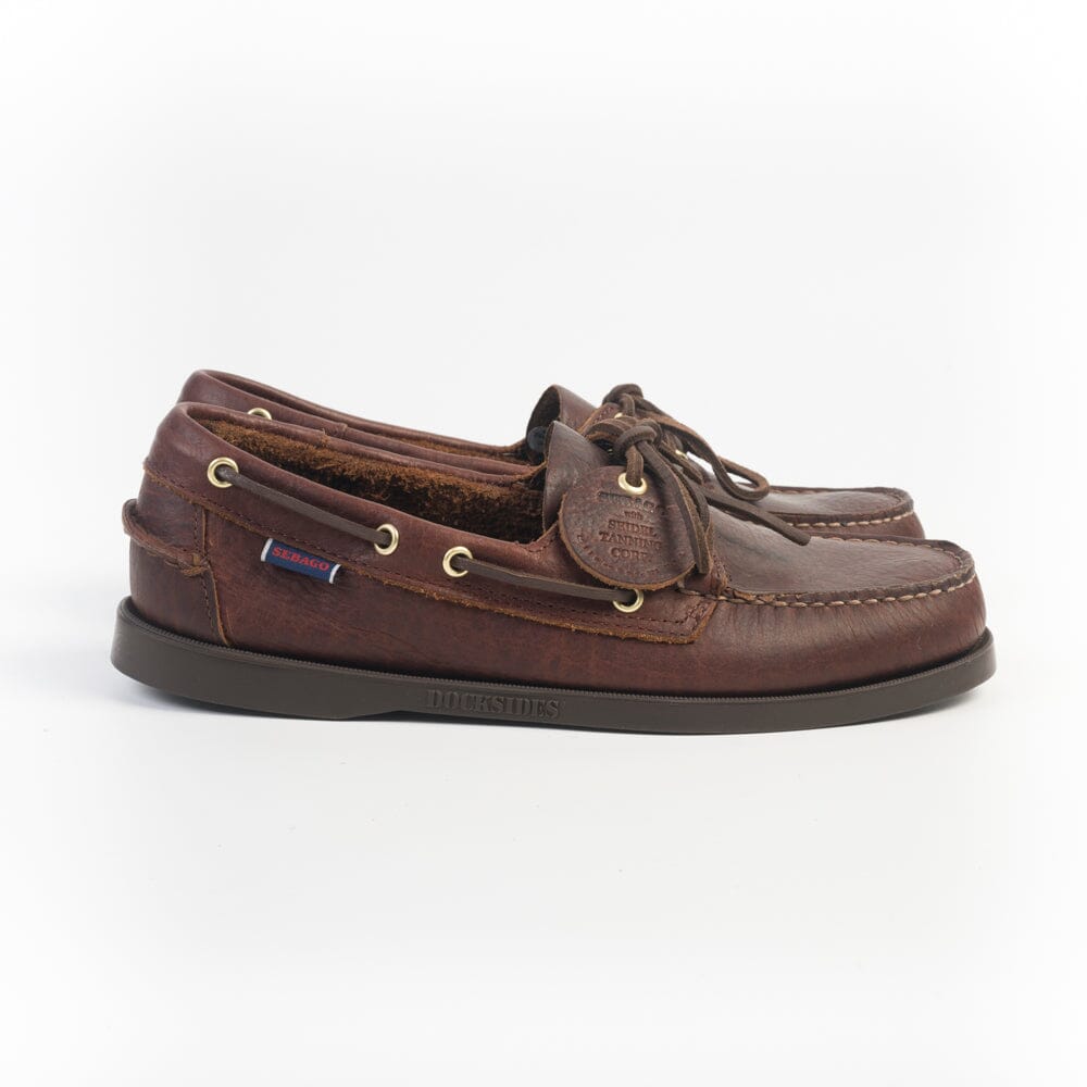 SEBAGO - Portland Artisan Seal - Scarpa da Barca - 781278W AH4 - Dark Brown Scarpe Uomo Sebago