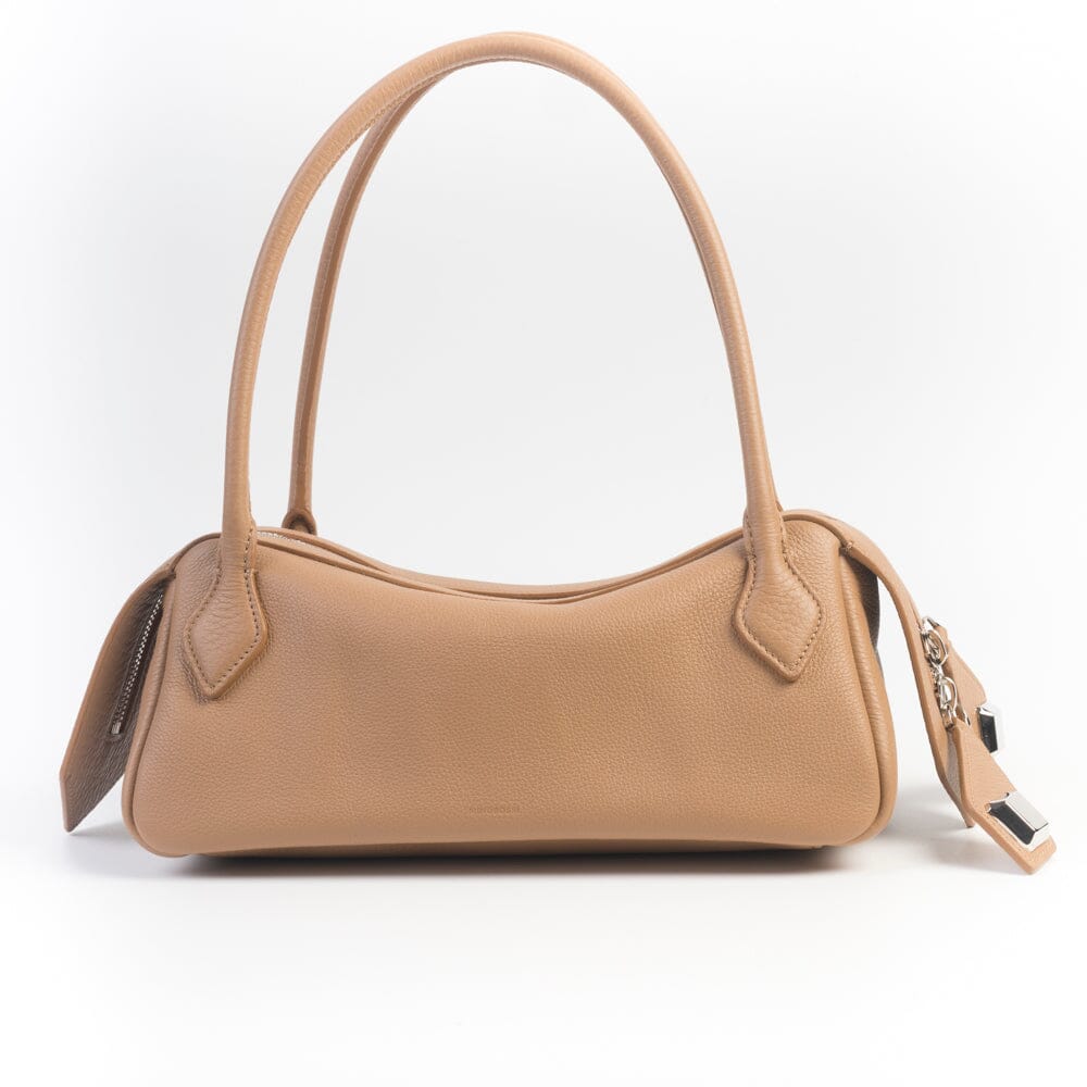 MINOBOSSI - Borsa a spalla - Anna - Pelle martellata Rose Gold Borse MINOBOSSI