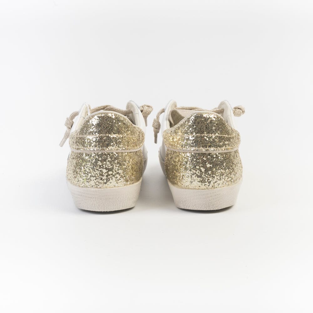 PHILIPPE MODEL - Sneakers - PRLD VGX2 - Bianco Glitter Oro Scarpe Donna Philippe Model Paris