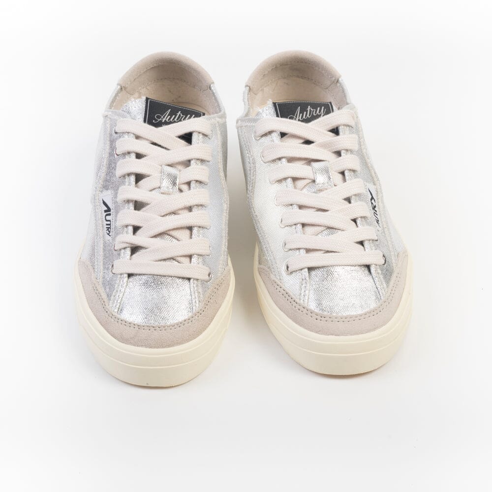 AUTRY - SCLW CU07 - Sneakers WINDSCAPE - Canvas Silver Scarpe Donna AUTRY - Collezione donna