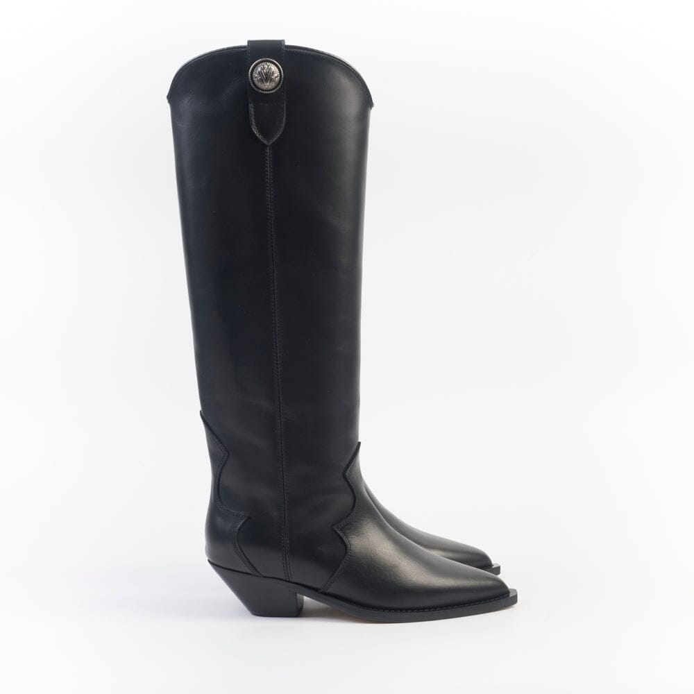VIA ROMA 15 - Stivali - Texano 4681 - Nero Scarpe Donna Via Roma 15