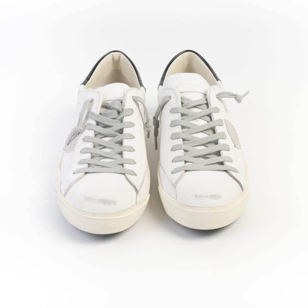 PHILIPPE MODEL - Sneakers - PRLU V030 - Bianco Nero Scarpe Uomo Philippe Model Paris