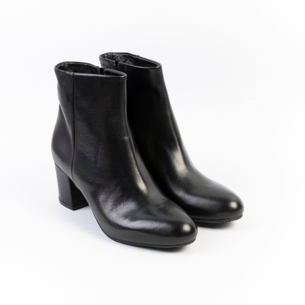 CAPPELLETTOSHOP - Stivaletto 501 - Pelle Nero Scarpe Donna CAPPELLETTO 1948