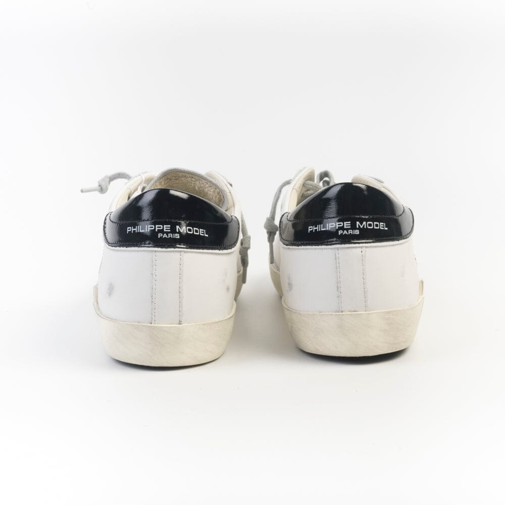 PHILIPPE MODEL - Sneakers - PRLU V030 - Bianco Nero Scarpe Uomo Philippe Model Paris