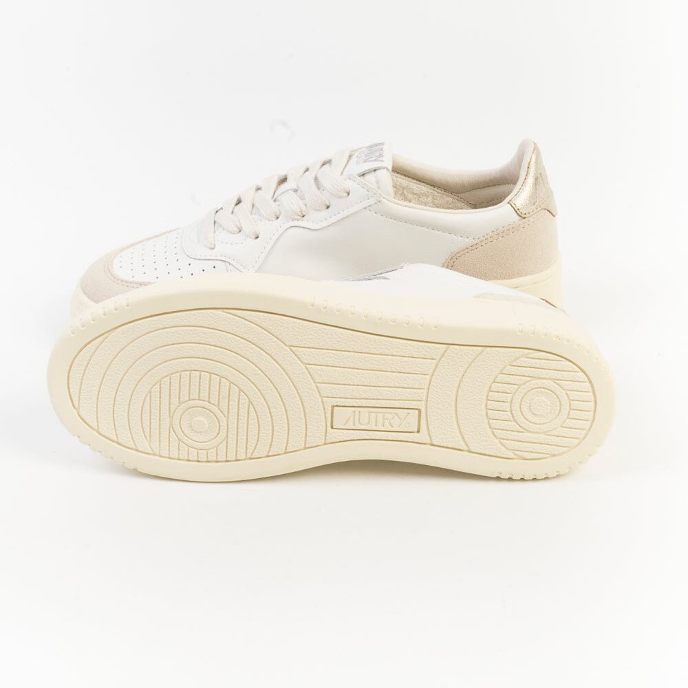 AUTRY - AULW LS75 - Sneakers LOW WOM LEAT - Oro Scarpe Donna AUTRY - Collezione donna