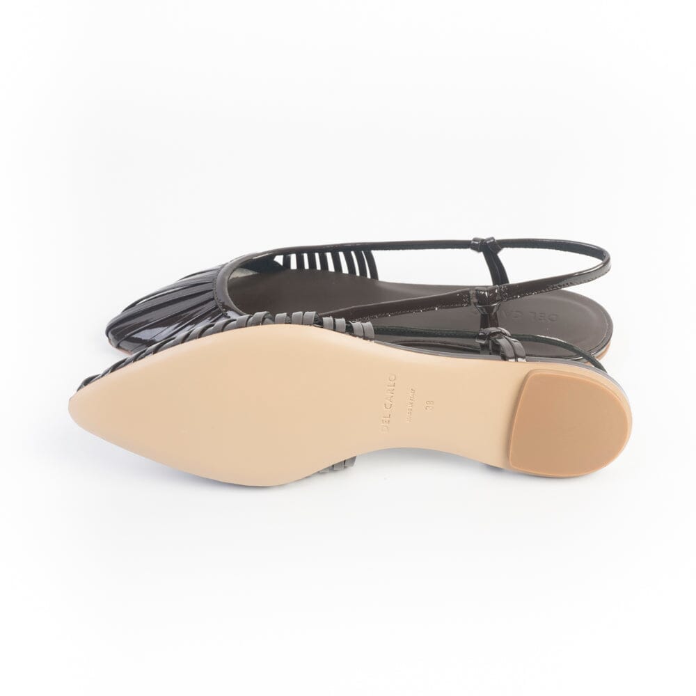 DEL CARLO - Sling Back 11101 - Baby Caffè Scarpe Donna DEL CARLO