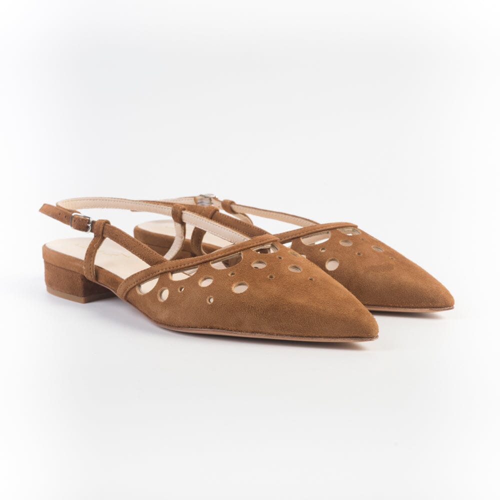 ANNA F. - Sling Back - 1948 - Camoscio Bruciato Scarpe Donna Anna F.