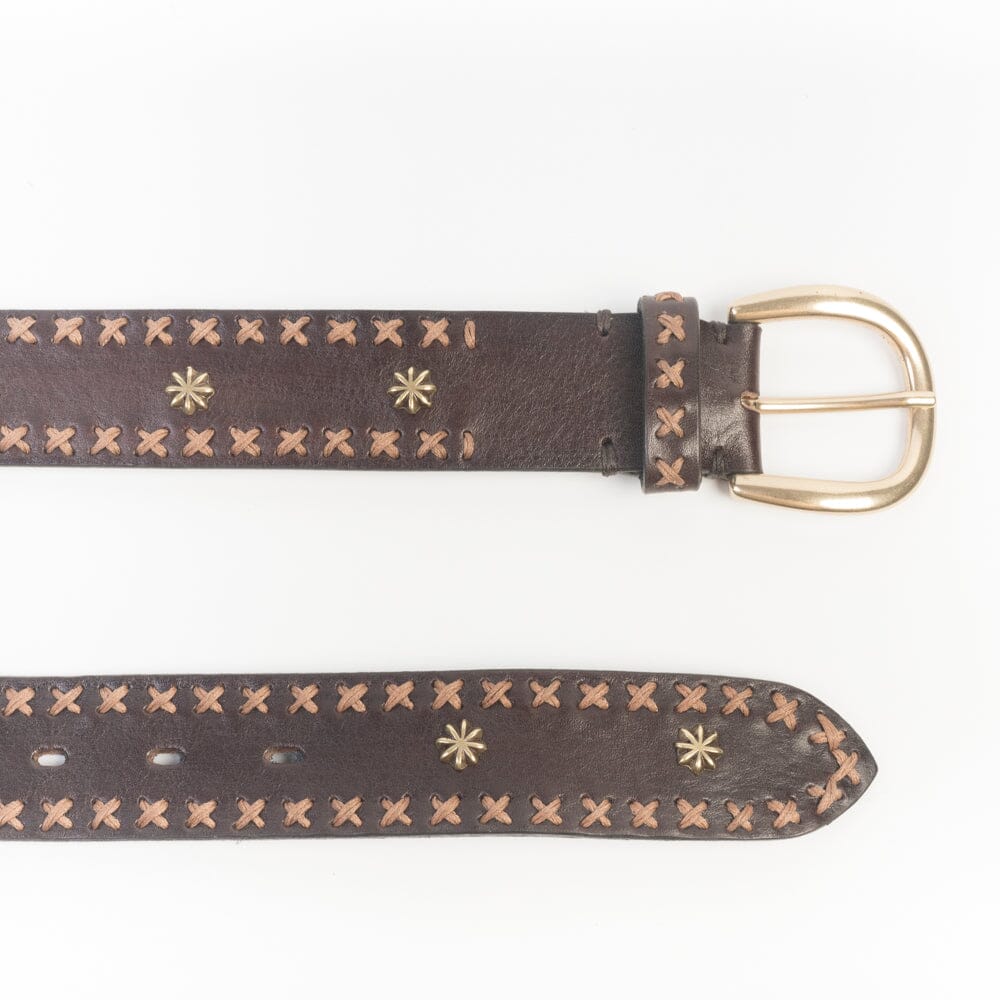 PUNTO VITA - Cintura PV2660 - Vintage - Testa di moro Accessori Donna PUNTO VITA