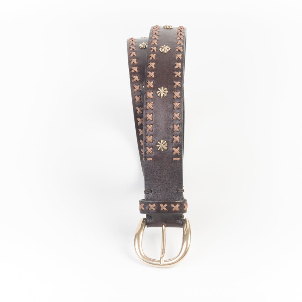 PUNTO VITA - Cintura PV2660 - Vintage - Testa di moro Accessori Donna PUNTO VITA