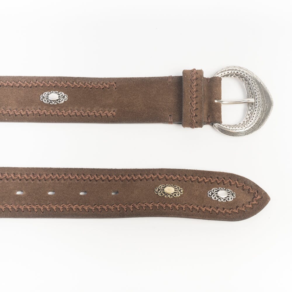 PUNTO VITA - Cintura PV2661 - Camoscio - Testa di moro Accessori Donna PUNTO VITA