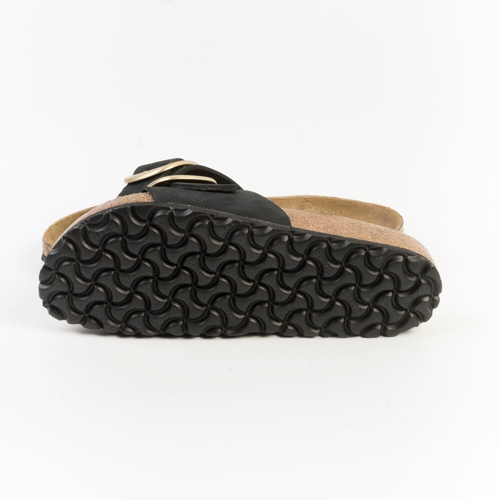 BIRKENSTOCK - Sandali bassi 1023373 - Madrid - Big Buckle - Nero Scarpe Donna BIRKENSTOCK