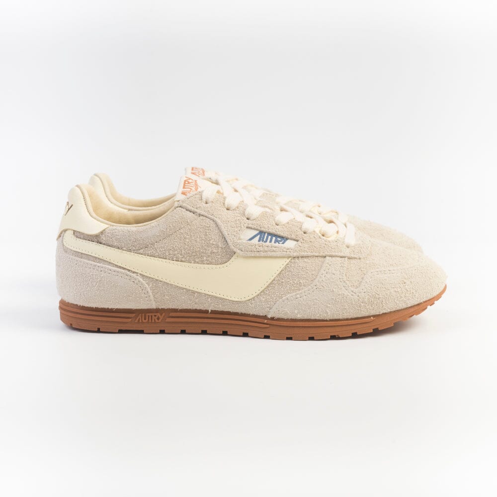 AUTRY - WSLM UB01 - Sneakers WINDSPIN - Camoscio Panna Scarpe Uomo AUTRY - Collezione uomo
