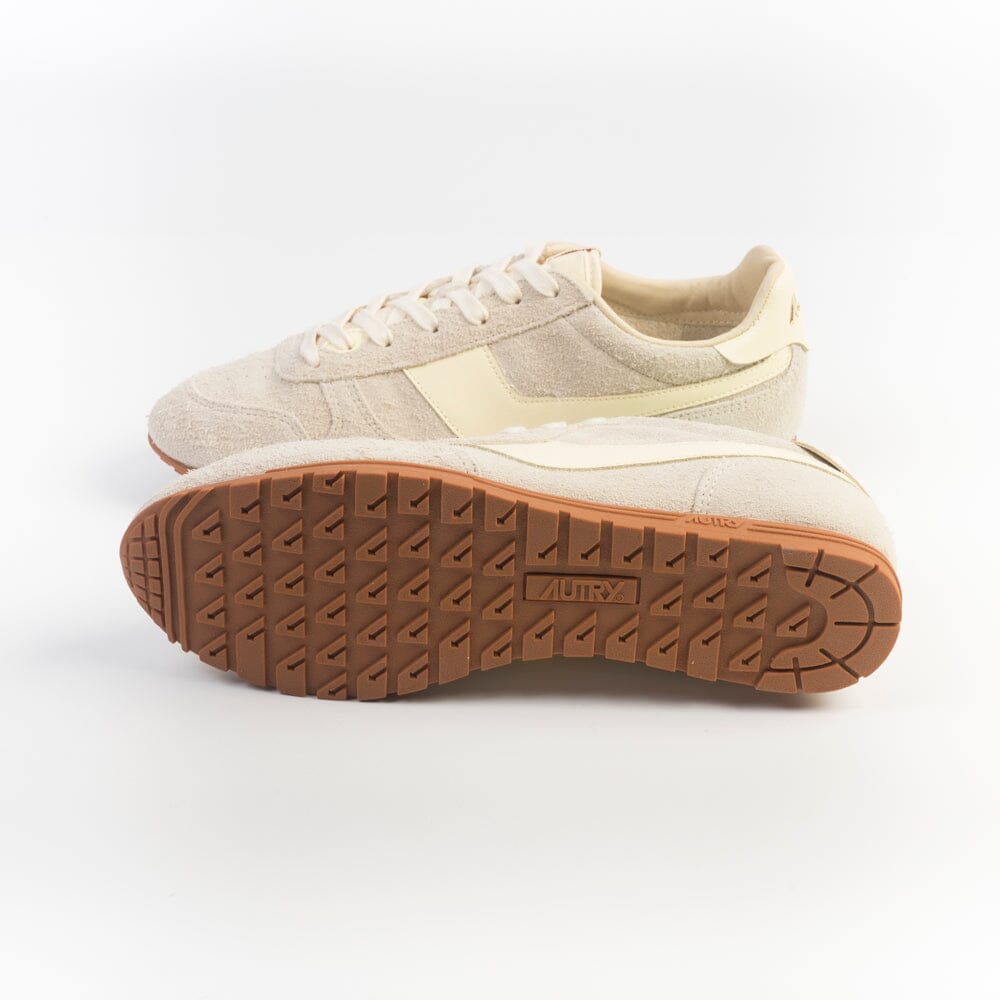 AUTRY - WSLM UB01 - Sneakers WINDSPIN - Camoscio Panna Scarpe Uomo AUTRY - Collezione uomo
