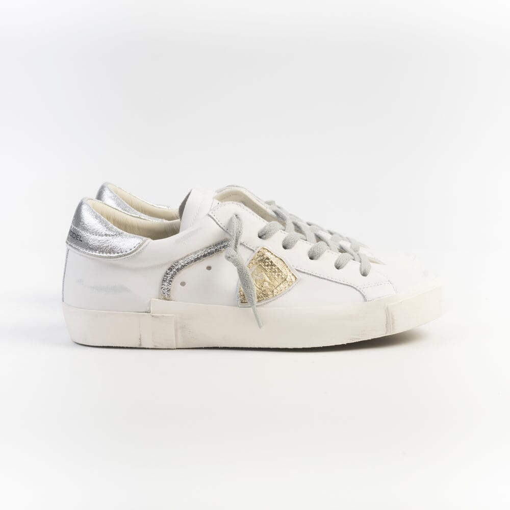 PHILIPPE MODEL - Sneakers - PRLD VM04 - Bianco Argento oro Scarpe Donna Philippe Model Paris