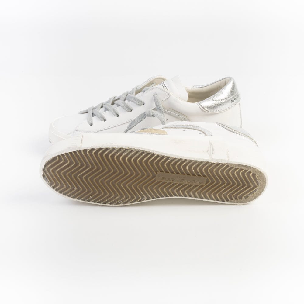 PHILIPPE MODEL - Sneakers - PRLD VM04 - Bianco Argento oro Scarpe Donna Philippe Model Paris