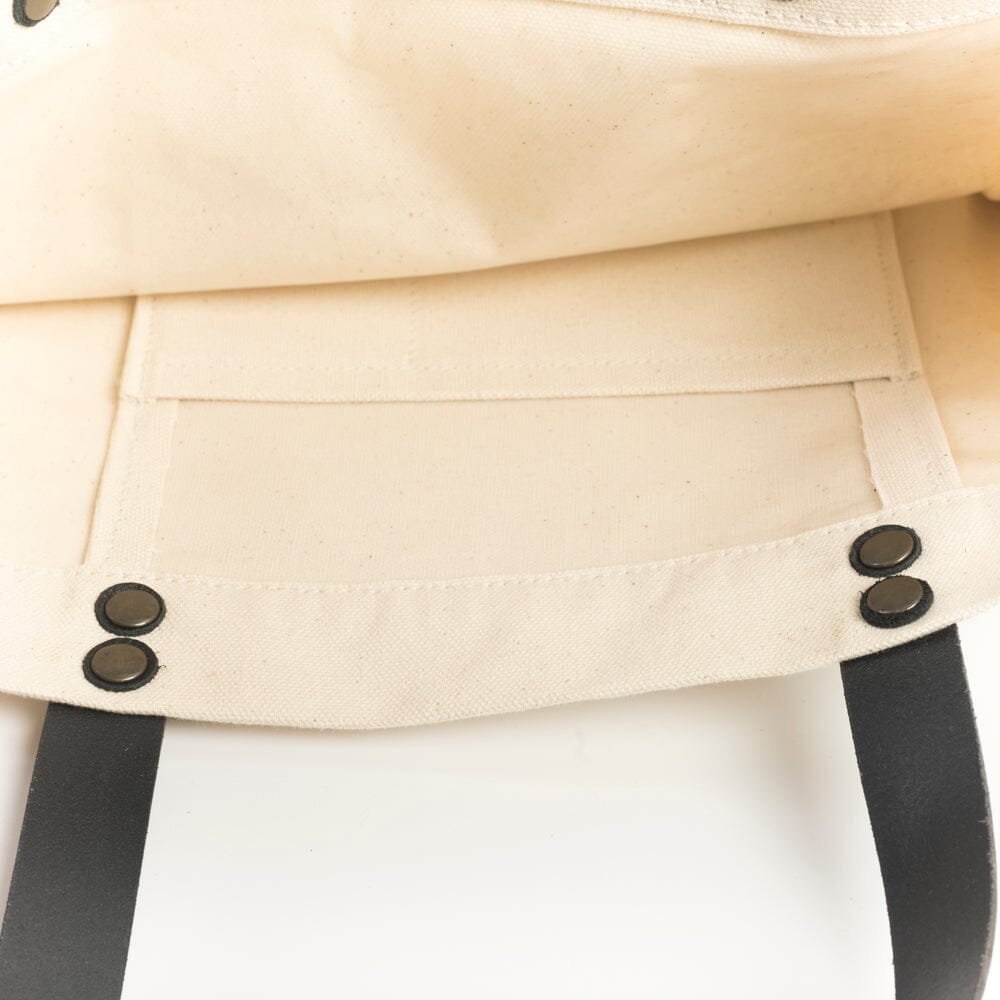 SACHET - Borsa a mano - Tela beige Logo Borse SACHET