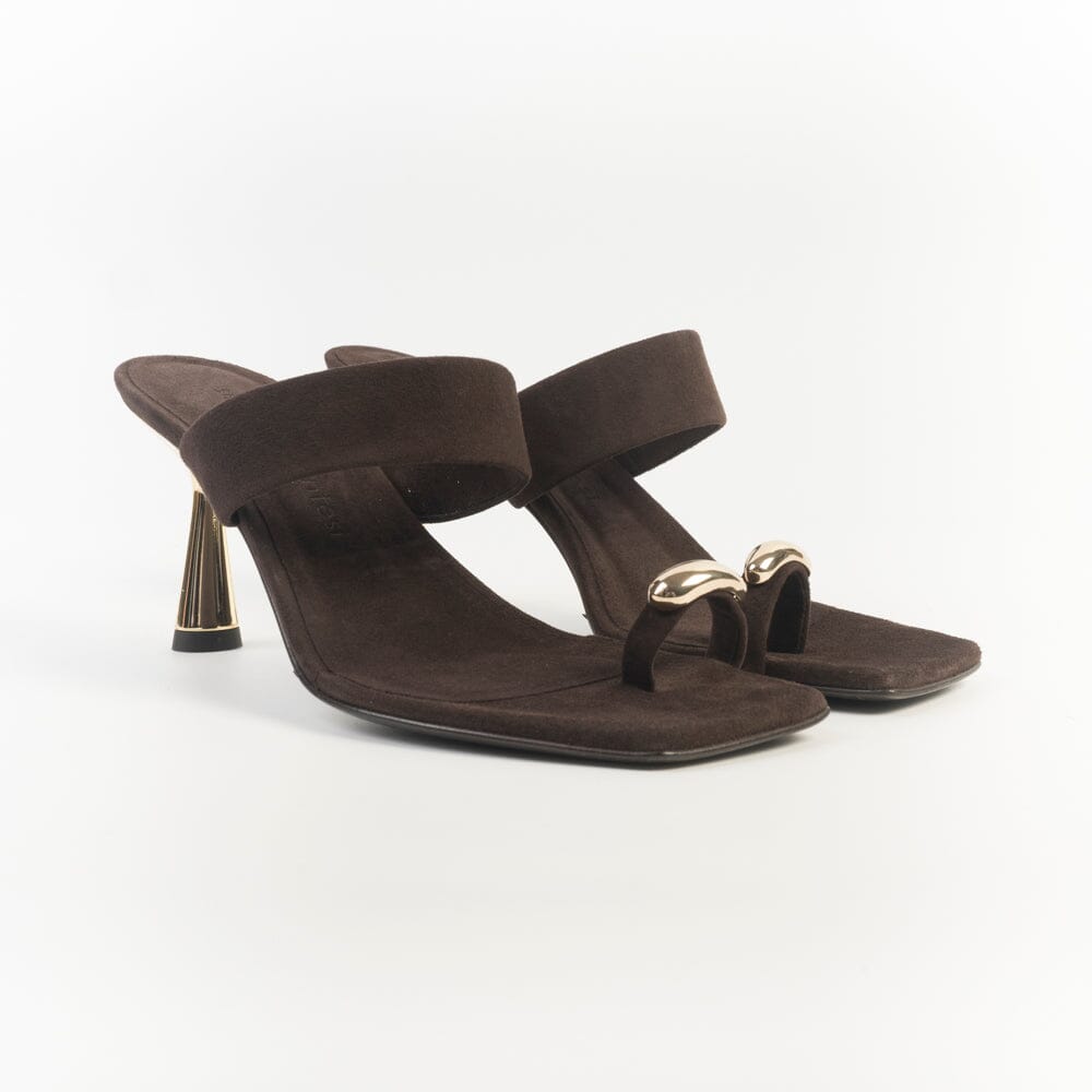 SERGIO LEVANTESI - Mules - IRIDE6 - Camoscio Fondente Scarpe Donna SERGIO LEVANTESI