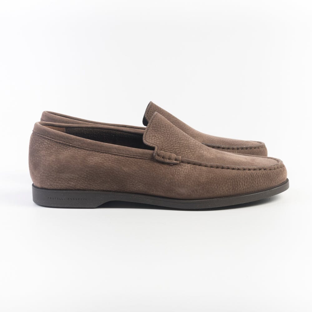 FRATELLI ROSSETTI - Mocassino - 13302 - Grain Nabuk Moro Scarpe Uomo FRATELLI ROSSETTI - Uomo