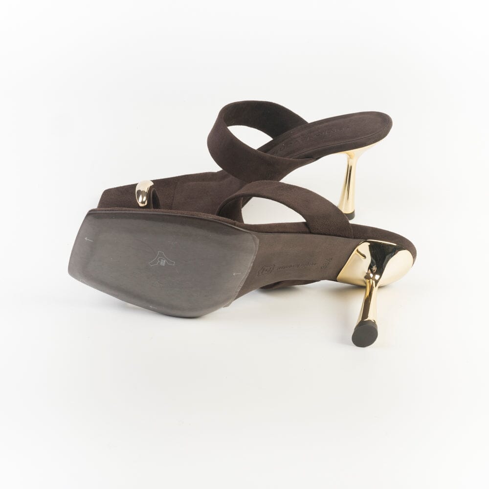 SERGIO LEVANTESI - Mules - IRIDE6 - Camoscio Fondente Scarpe Donna SERGIO LEVANTESI