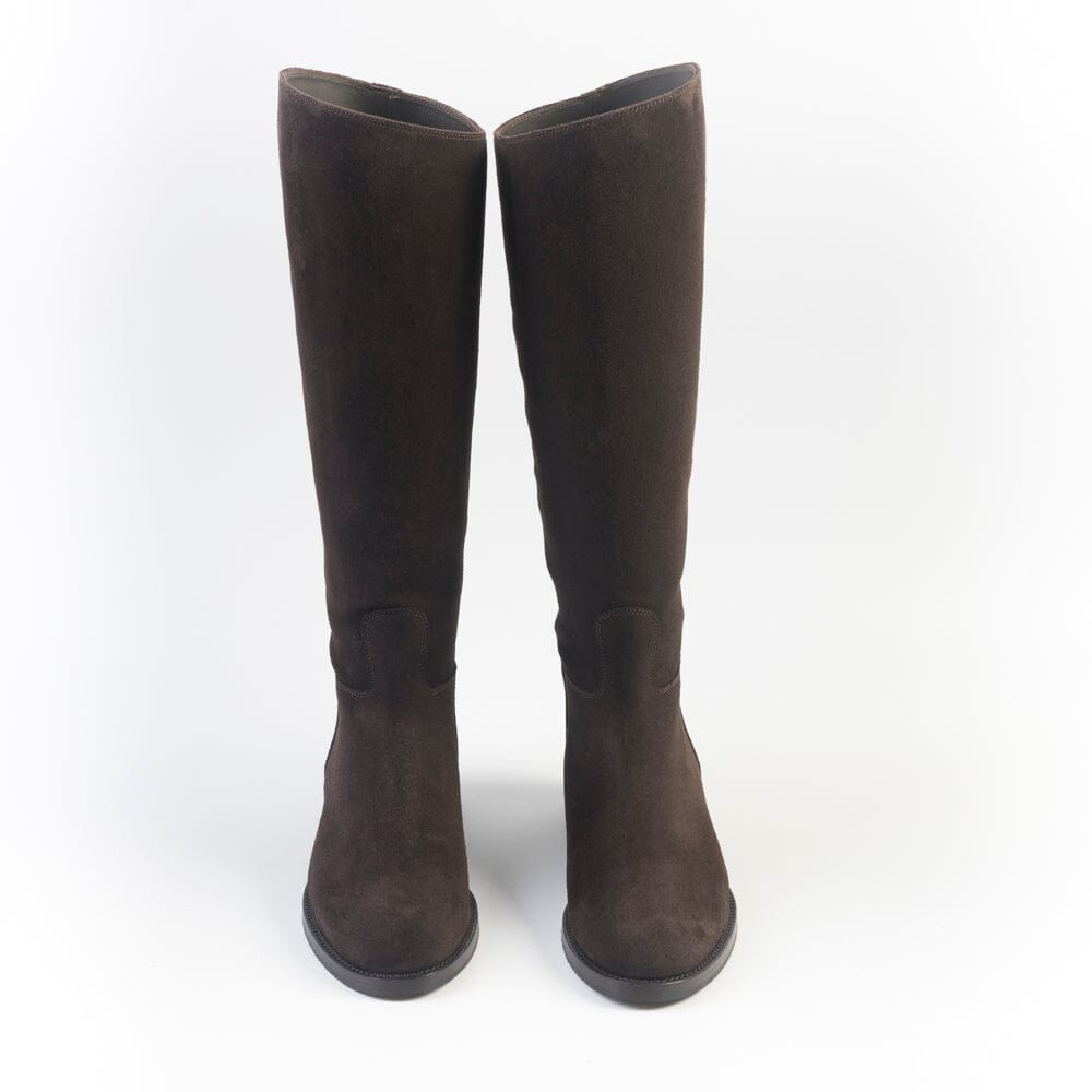 MARETTO - Stivale alla cavallerizza - 9623 - Camoscio Moro Scarpe Donna Maretto