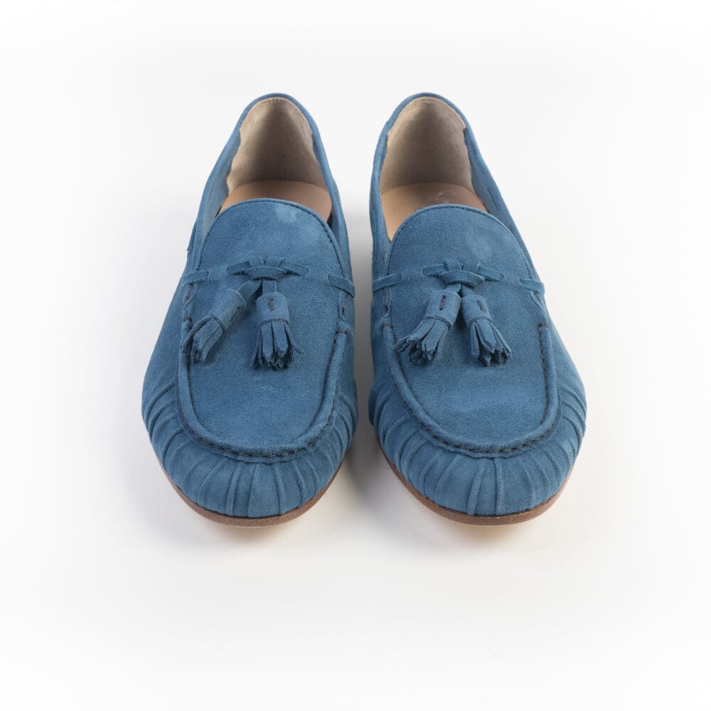 FRATELLI ROSSETTI - Mocassino - 68243 - Camoscio Indaco Scarpe Donna Fratelli Rossetti - Collezione Donna