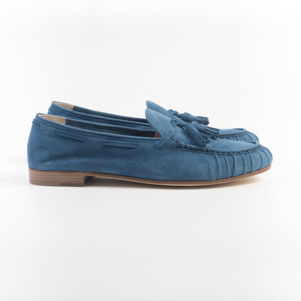FRATELLI ROSSETTI - Mocassino - 68243 - Camoscio Indaco Scarpe Donna Fratelli Rossetti - Collezione Donna