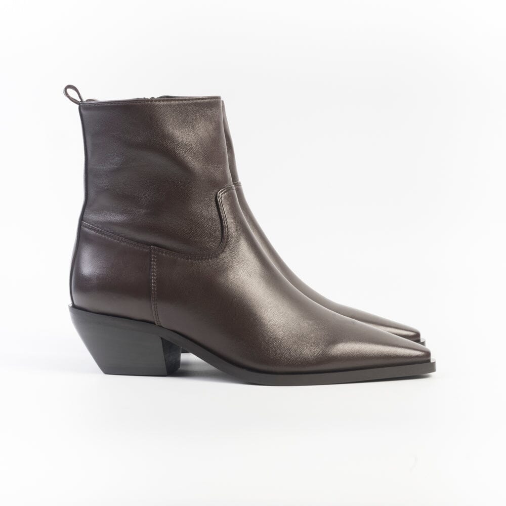 CAPPELLETTOSHOP ICON - Stivaletto Texano - Kira 12 - Nappa Moro Scarpe Donna CAPPELLETTO 1948