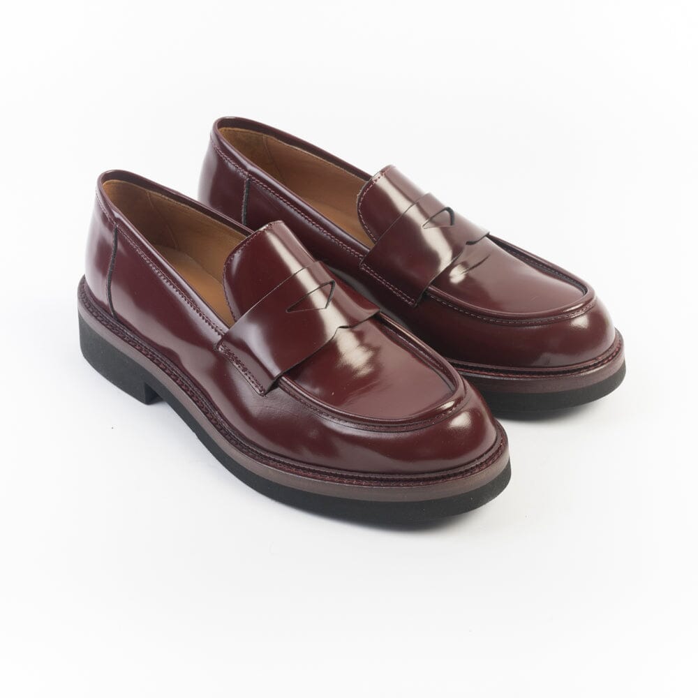 CAPPELLETTOSHOP - Mocassino - 3276 - Smart Bordeaux Scarpe Donna CappellettoShop