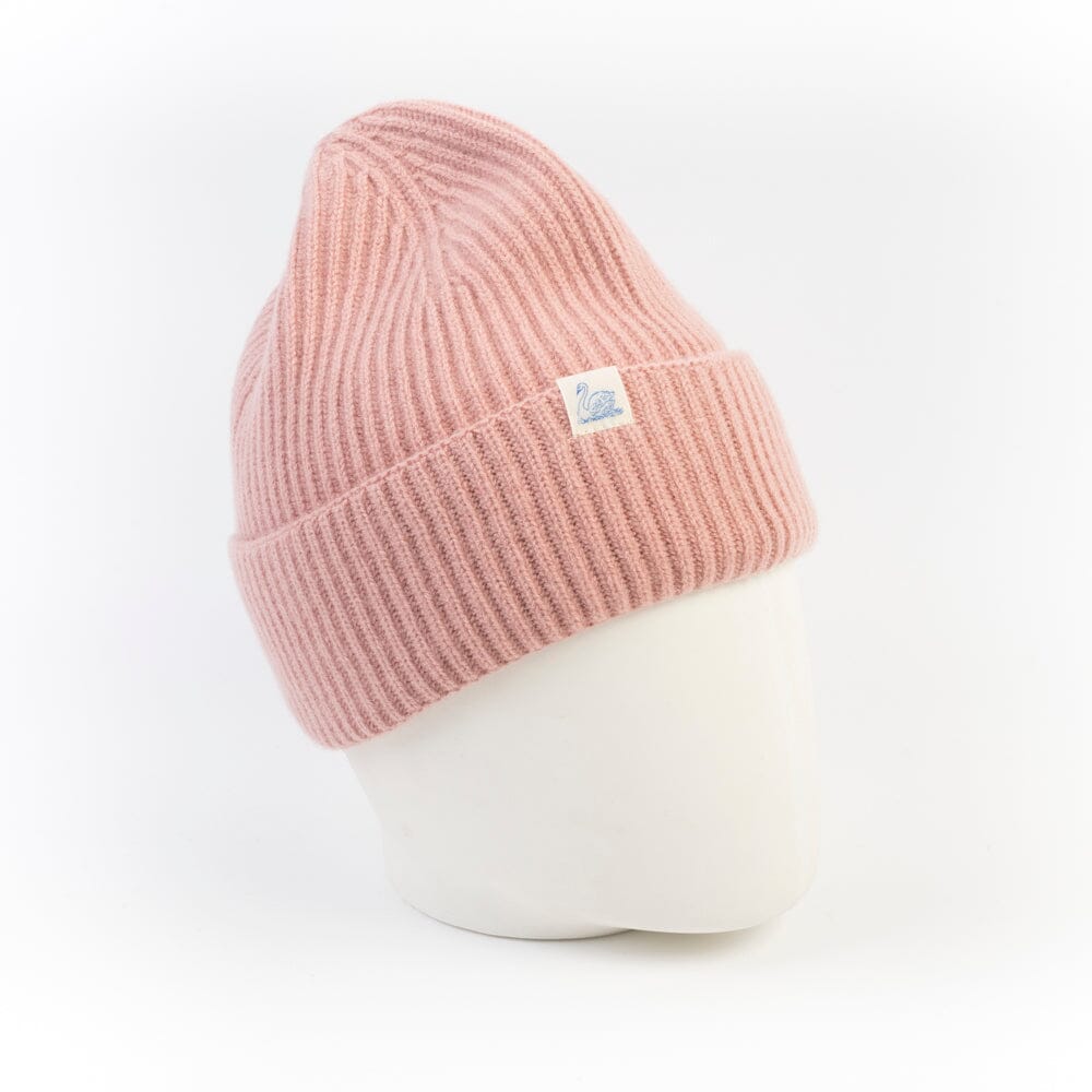 MERZ B. SCHWANEN - Berretto - Beanie Silk Blend - 39 Rosewood Accessori Donna MERZ B. SCHWANEN