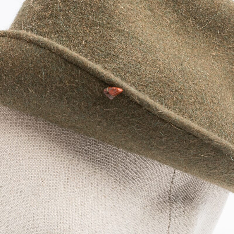 SUPER DUPER HATS - Hobo Rabbit Felt - Army Raw Accessori Donna SUPER DUPER HATS